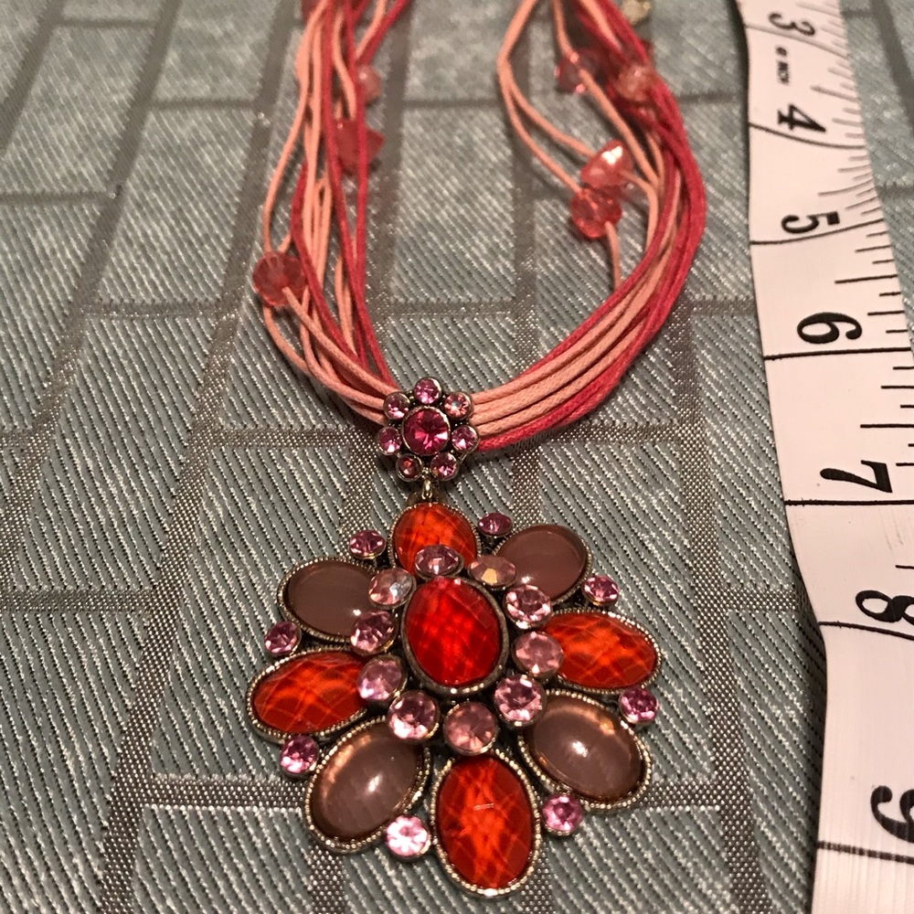 Tri Color Fashion Necklace